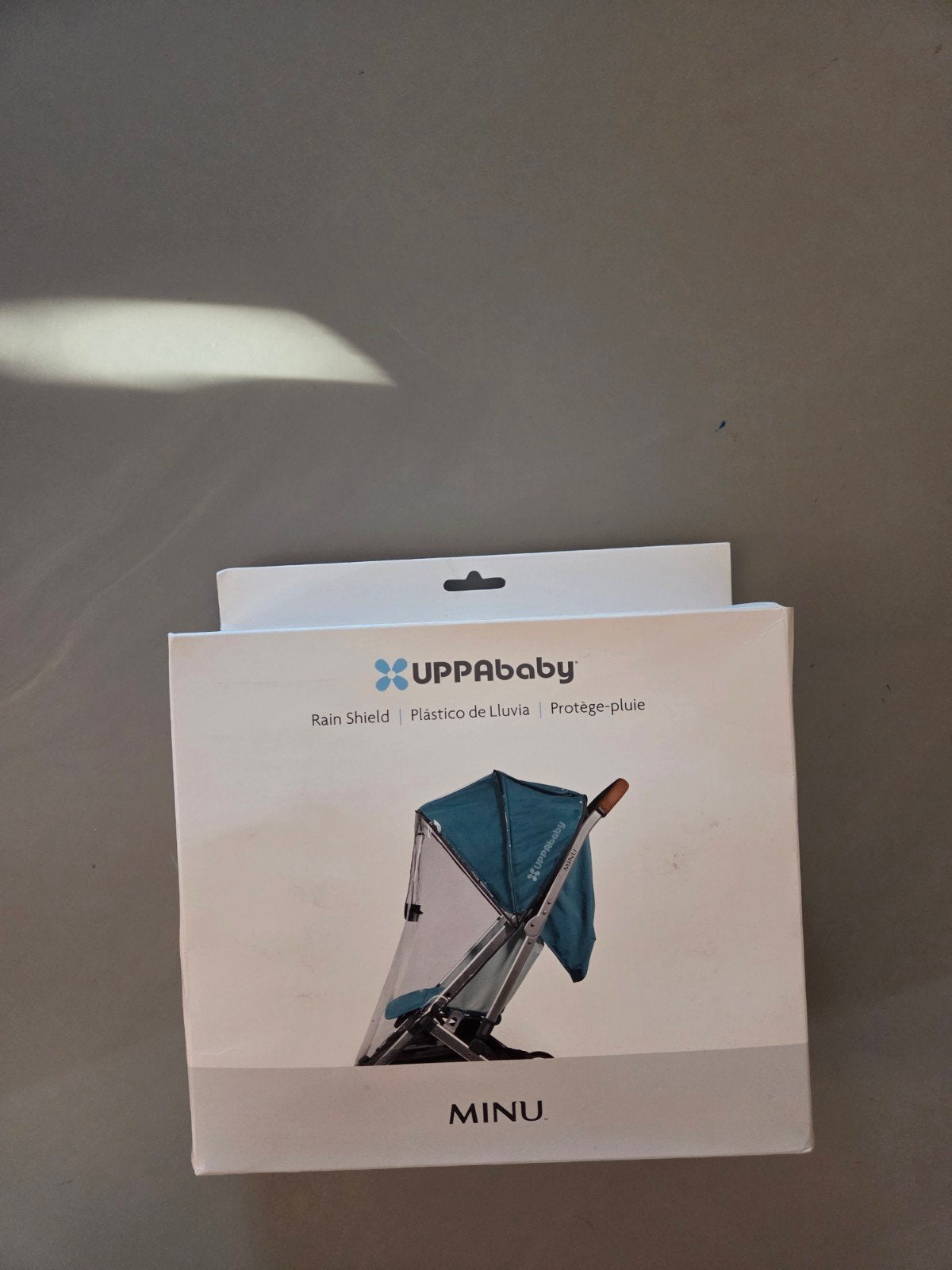 UPPAbaby Minu Regenhoes / Rain Shield, Ophalen of Verzenden, Zo goed als nieuw, Kinderwagen, Overige merken