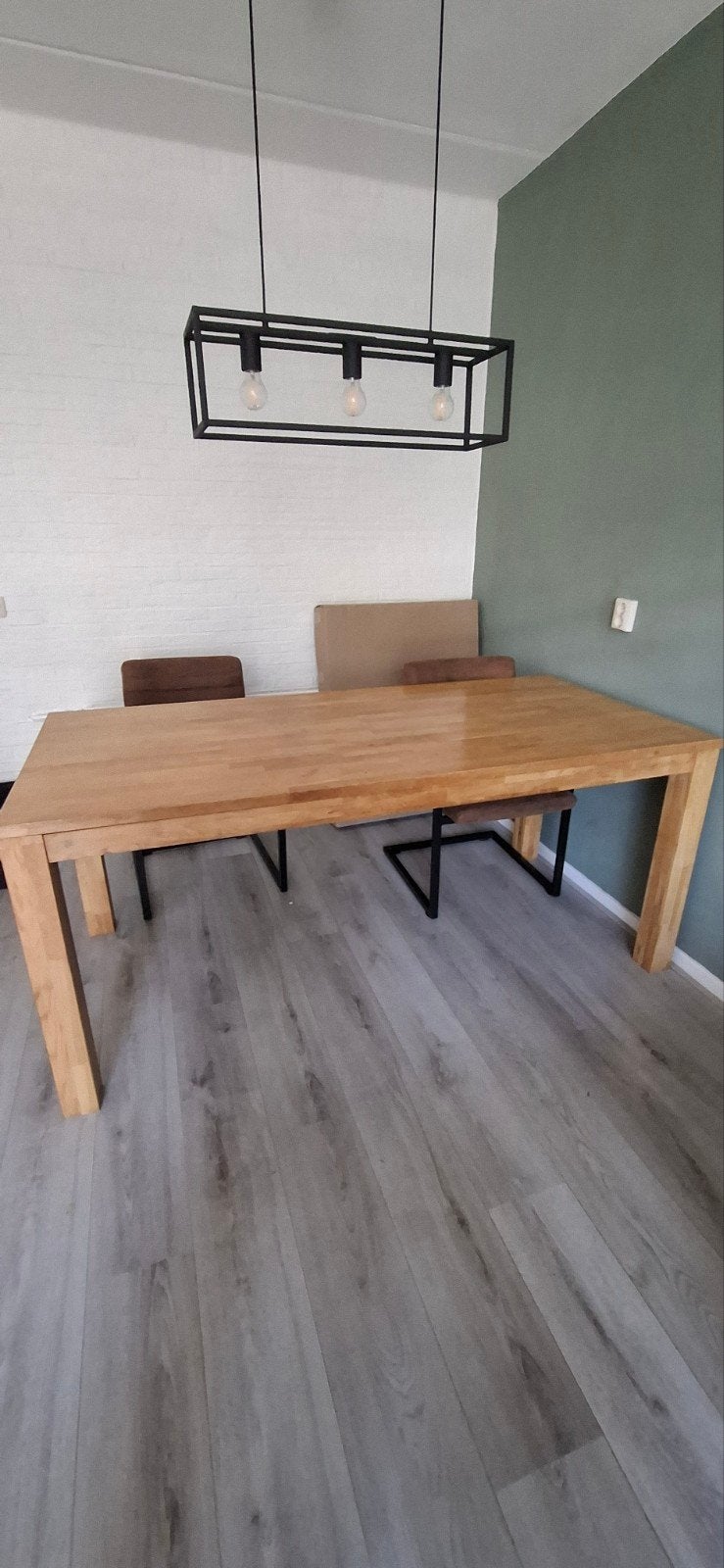 Eikenhouten tafel 180x85cm - Gratis af te halen, Huis en Inrichting, Tafels | Eettafels, Ophalen, Gebruikt, Eikenhout, 50 tot 100 cm