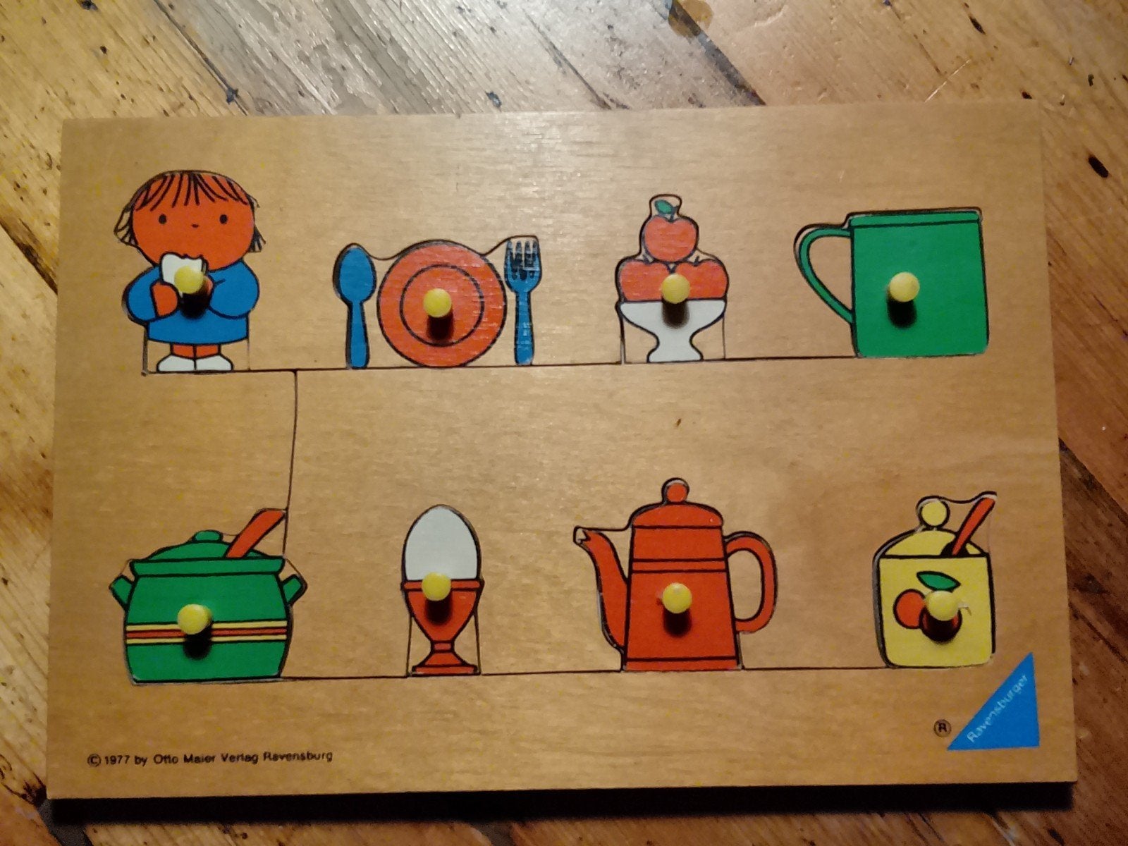 Nijntje. Bruna. Ravensburger houten puzzels, 2 tot 4 jaar, Gebruikt, Ophalen of Verzenden, Van hout