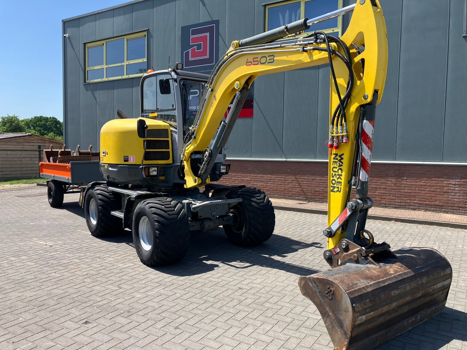Wackerneuson 6503 mobiele kraan complete set!, Zakelijke goederen, Machines en Bouw | Kranen en Graafmachines, Ophalen, Graafmachine