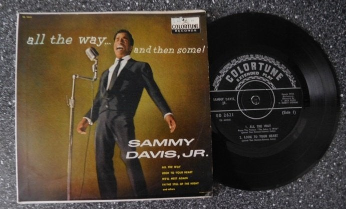 Sammy Davis Jr. - all the way (EP-tje) (vanaf € 1,75), 7 inch, Ophalen of Verzenden, Zo goed als nieuw, EP
