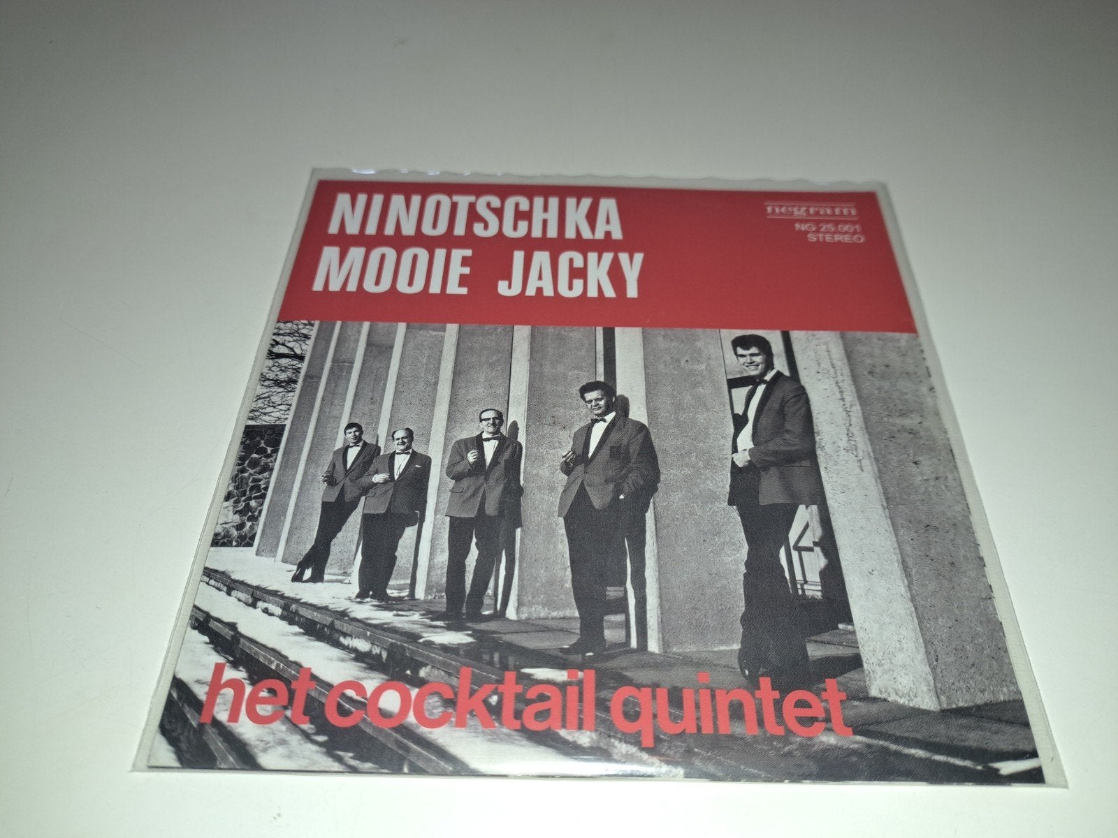 7" het Coctail Quintett : Mooie Jacky, Cd's en Dvd's, Verzenden, Zo goed als nieuw, Overige formaten, Levenslied of Smartlap