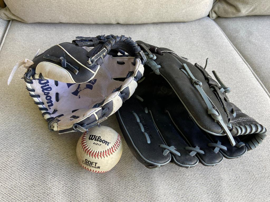 Honkbal handschoenen - prijs verlaagd!, Ophalen, Zo goed als nieuw, Honkbal, Handschoen