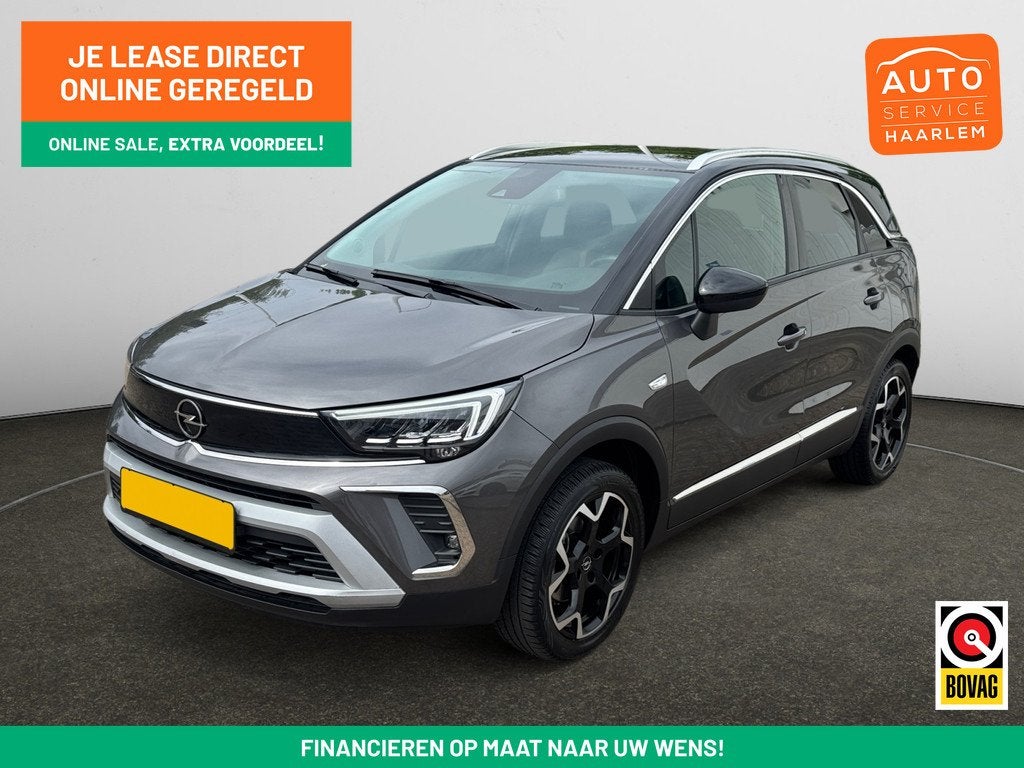 Opel Crossland 1.2 Turbo 131pk Ultimate Aut- Nap 44dkm, Carp, Auto's, Opel, 840 kg, Gebruikt, 1199 cc, Met garantie (alle)