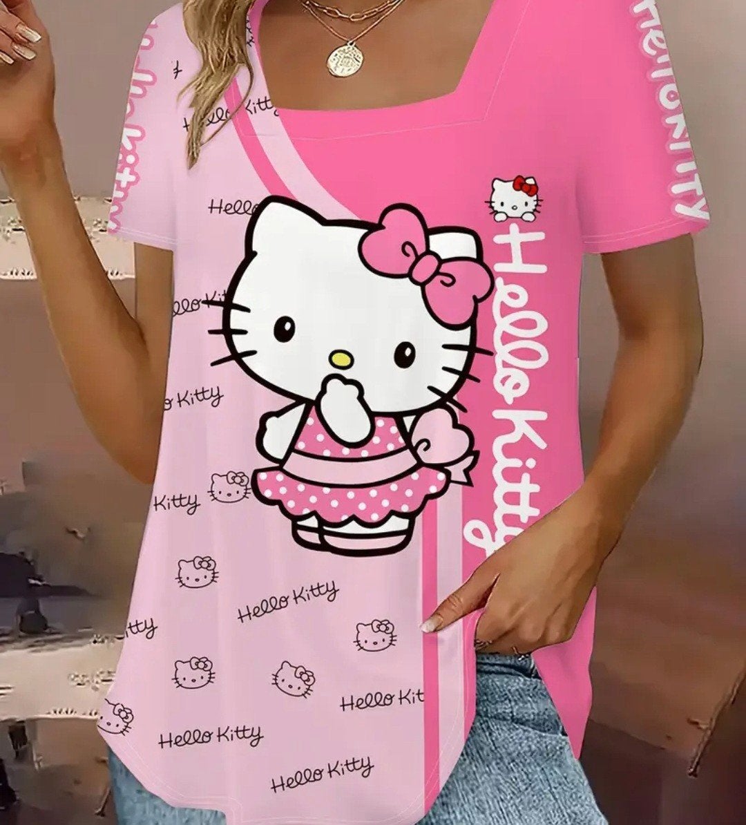 Nieuw hello kitty t shirt maat M, Ophalen of Verzenden, Nieuw, Korte mouw