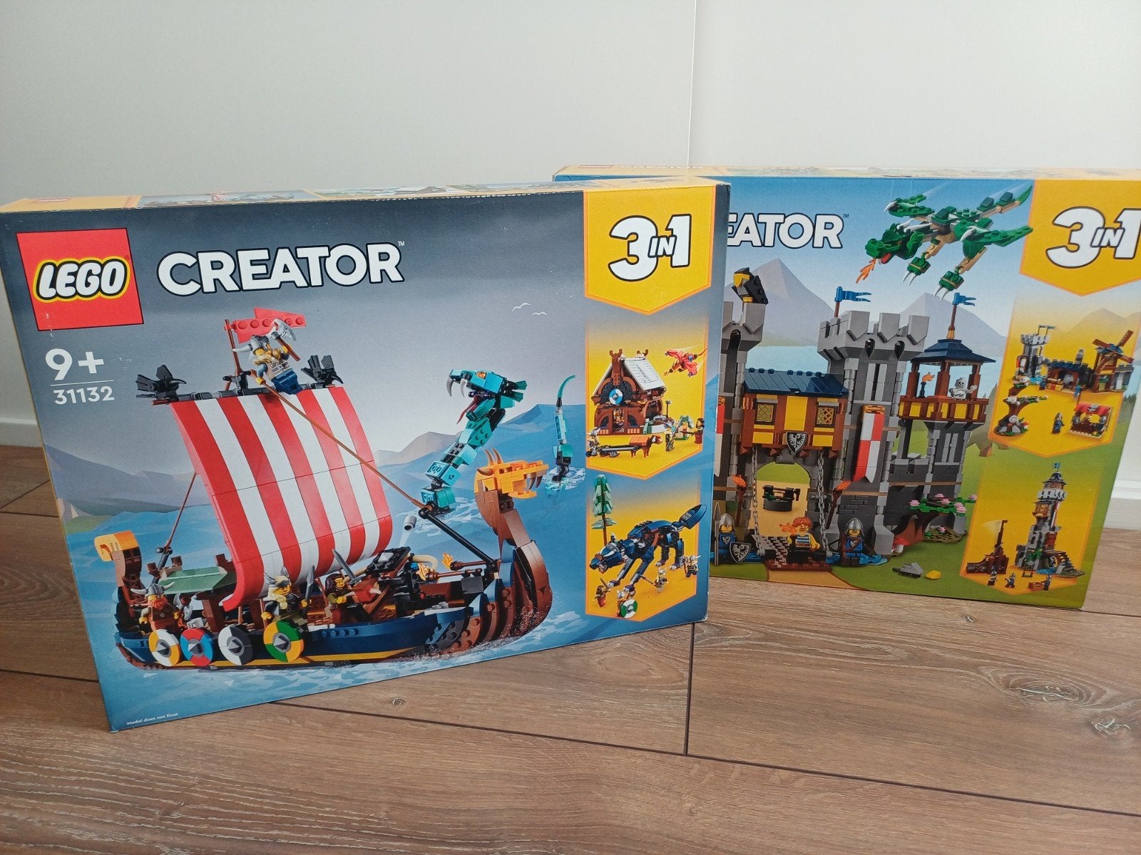 2 nieuwe LEGO Creator sets (31120 & 31132) - ook los, Lego, Nieuw, Ophalen of Verzenden, Compleet