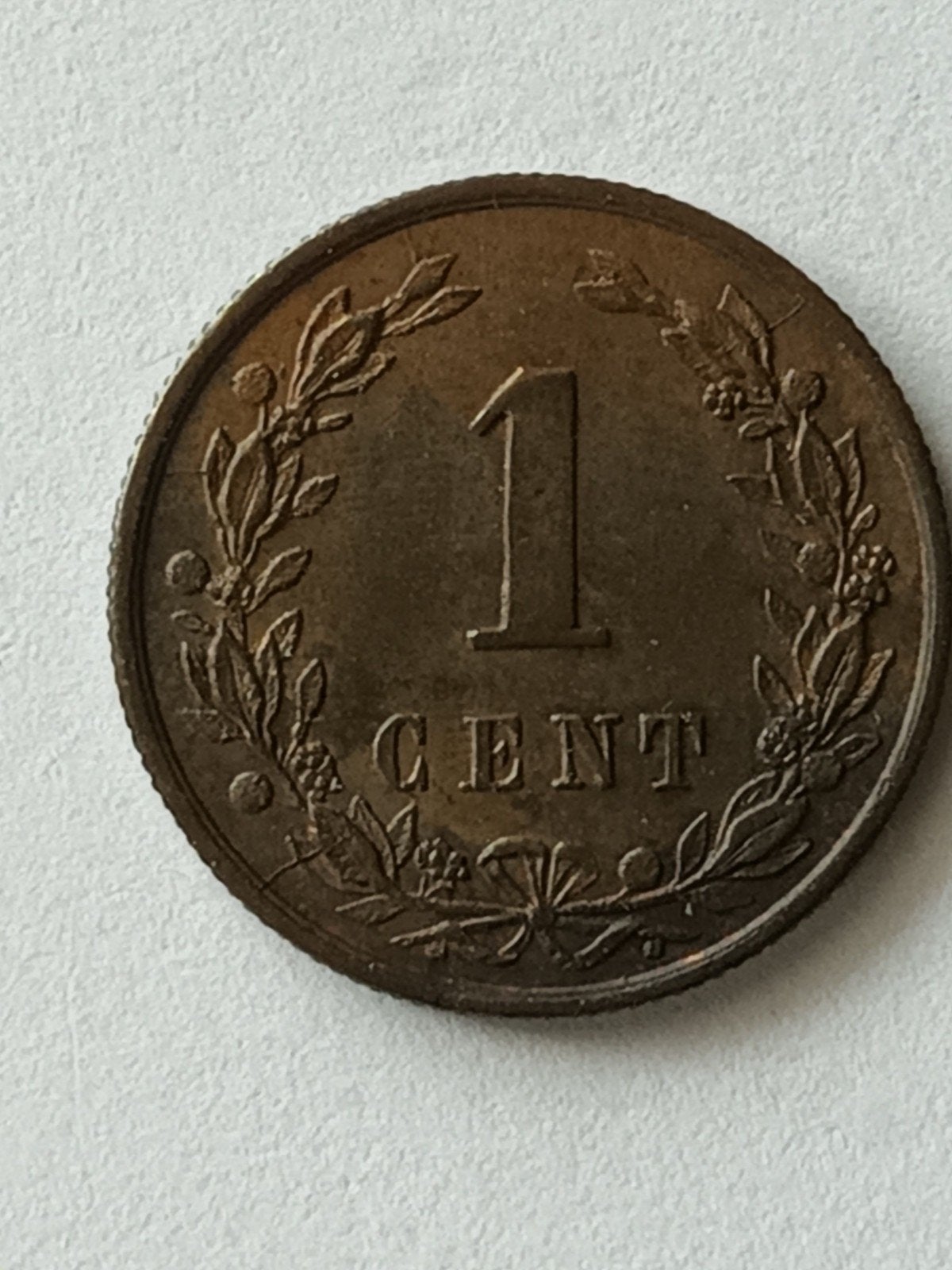 Wilhelmina 1 cent 1898, Verzenden, Koningin Wilhelmina, 1 cent, Losse munt