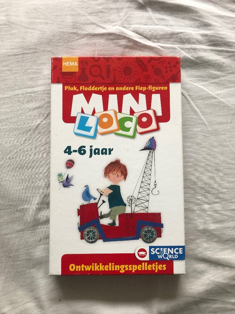 Mini Loco Ontwikkelingsspelletjes 4-6 jaar, Ophalen of Verzenden, Zo goed als nieuw, Puzzelen