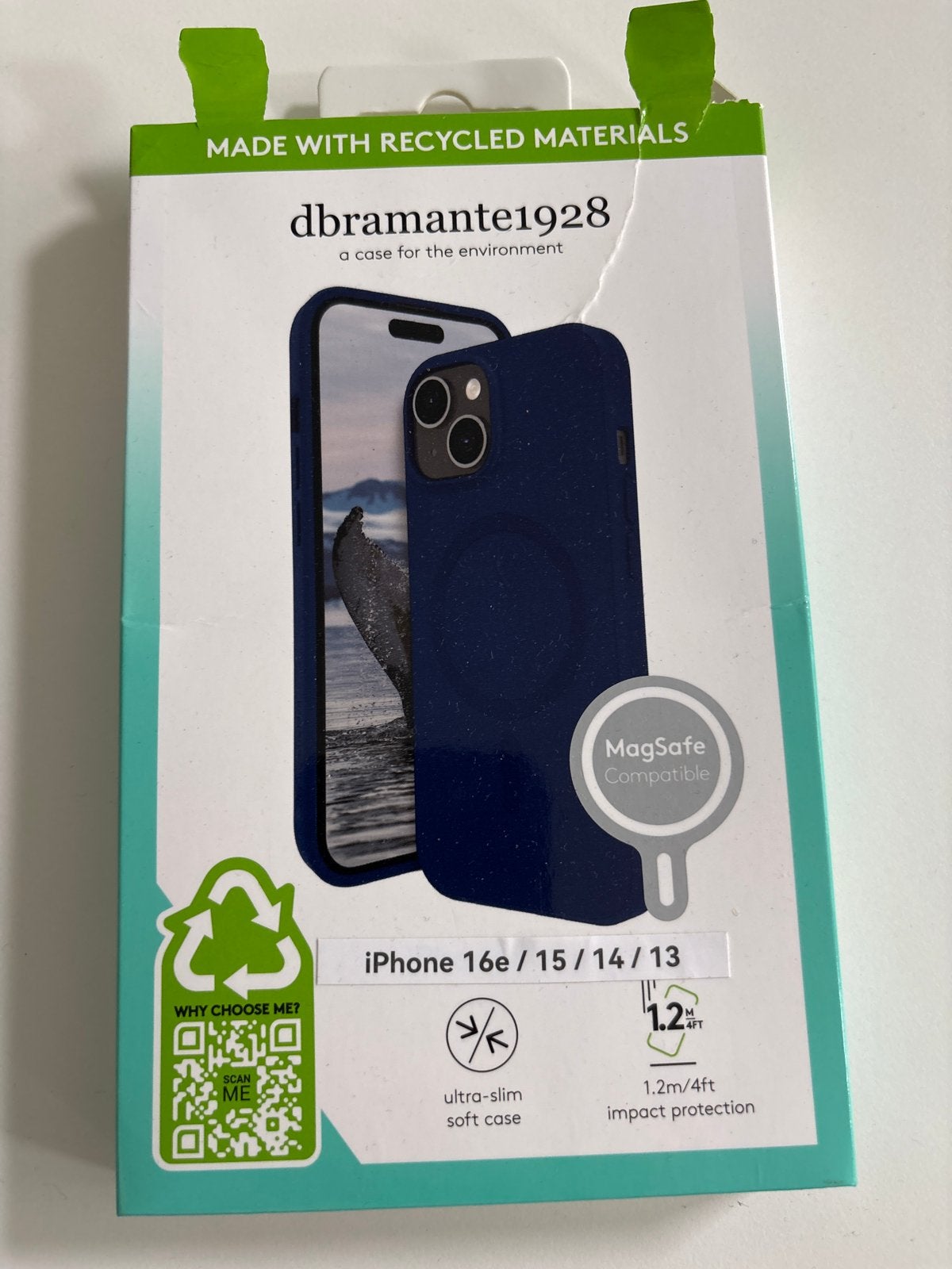 Dbramante1928 iPhone Hoesje - Gerecycled - MagSafe, Kunststof, IPhone 15, MagSafe, Overige merken