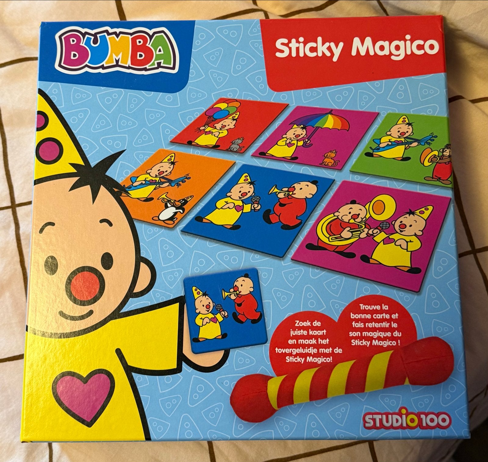 Bumba Spellenpakket: Sticky Magico, Zoekspel & Quizzy, Ophalen of Verzenden, Zo goed als nieuw, Puzzelen, Met geluid