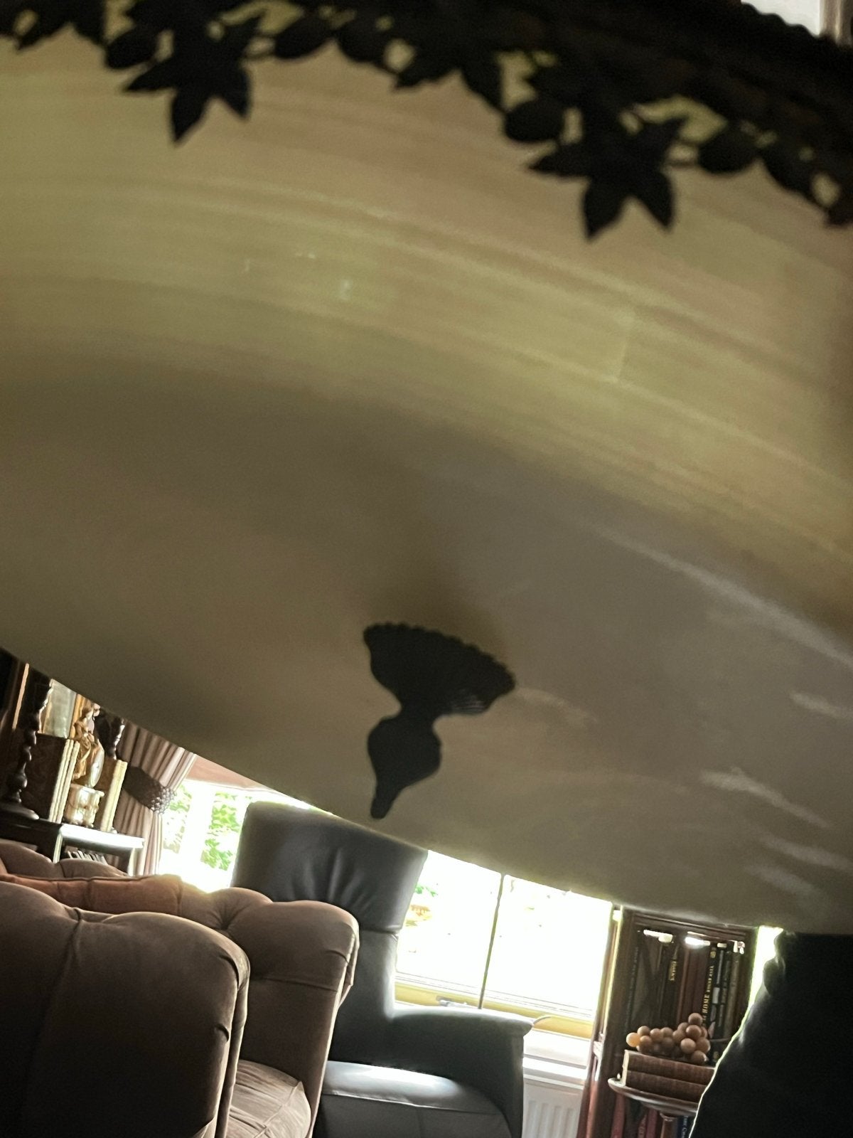 Vintage Plafondlamp met Sierlijke Details, Ophalen