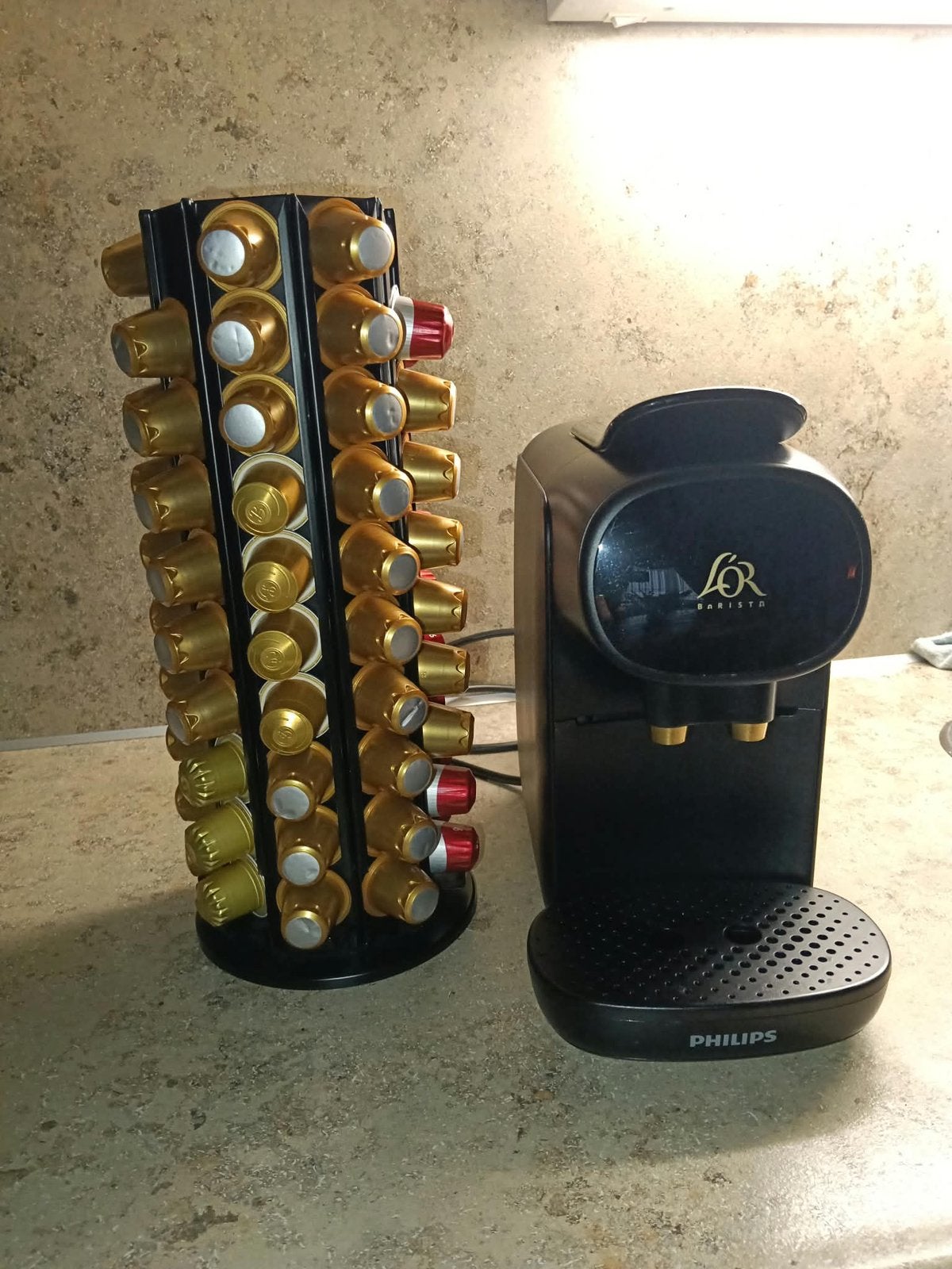 Philips L'OR Barista Koffiemachine met capsulehouder, Ophalen, Koffiepads en cups, Koffiemachine, Zo goed als nieuw