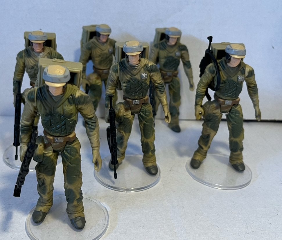 Star Wars Endor Rebel soldier 6 figures Power of the Force, Ophalen of Verzenden, Actiefiguurtje