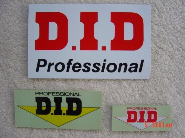 Weigl Telefix DID sticker D.I.D. dynojet motorstickers, Motoren, Accessoires | Stickers, Ophalen of Verzenden