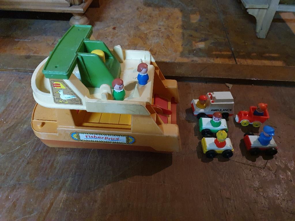 Vintage/retro Fisher Price in prima staat en per stuk te k., Ophalen of Verzenden, Zo goed als nieuw