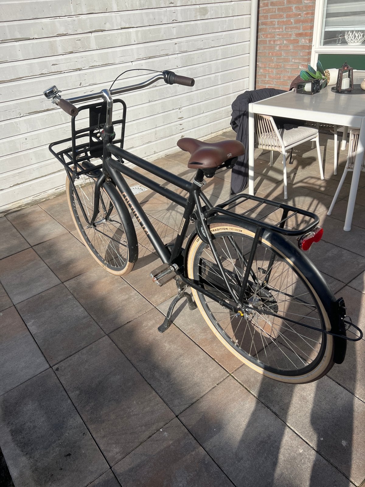 Cortina U4 Transportfiets Heren - Zo goed als nieuw, Fietsen en Brommers, Terugtraprem, Zo goed als nieuw, 57 tot 61 cm, Ophalen
