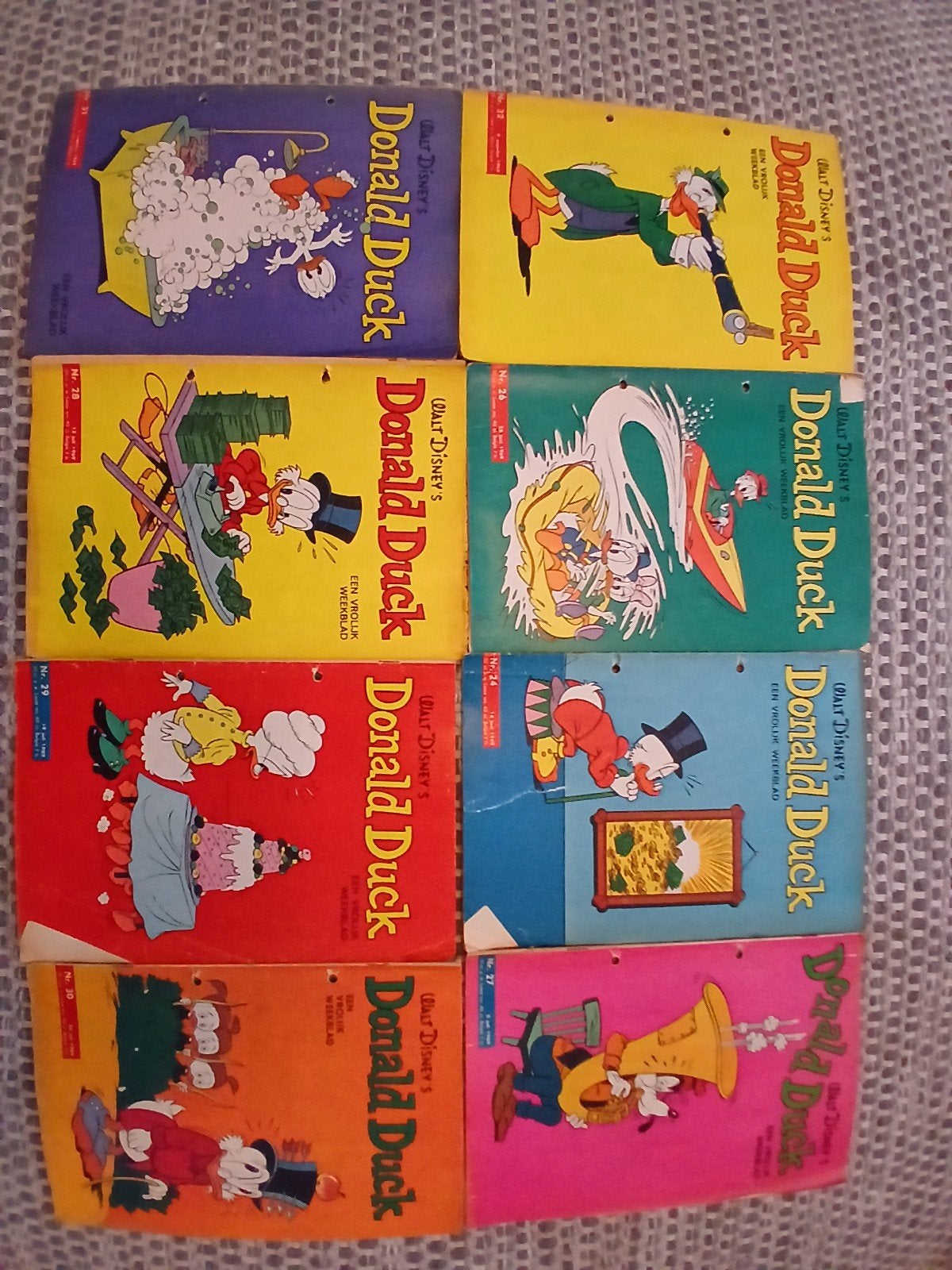 44 Donald Ducks uit 1969 - Vintage Stripboeken Collectie, Boeken, Ophalen, Gelezen, Walt Disney  Donald duck, Meerdere stripboeken