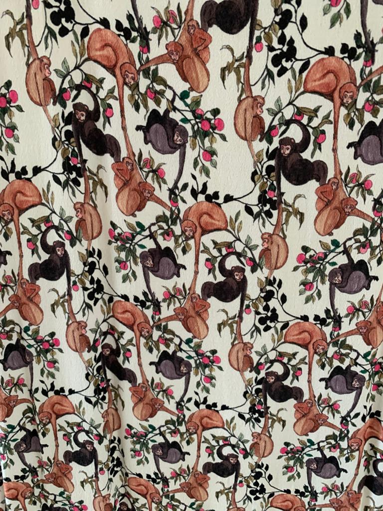 jurk van het merk La Fée Maraboutée, Kleding | Dames, Jurken, Zo goed als nieuw, Maat 38/40 (M), Boven de knie, Ophalen of Verzenden