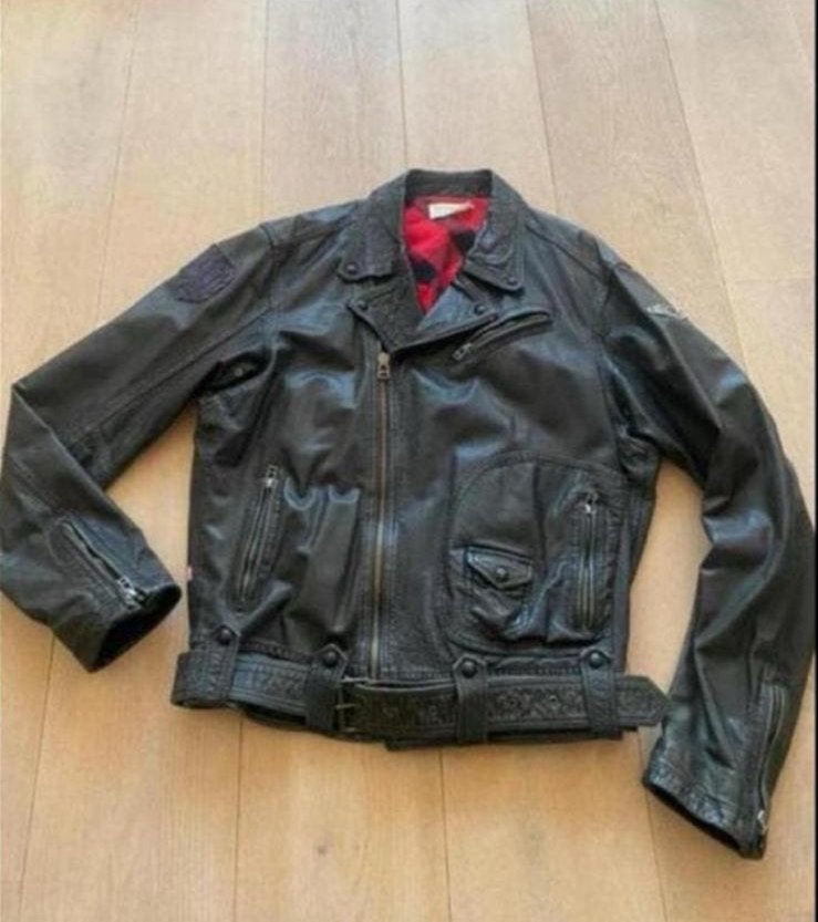 Levi s leren jas xl special edition, Ophalen of Verzenden, Zo goed als nieuw, Maat 56/58 (XL), Zwart