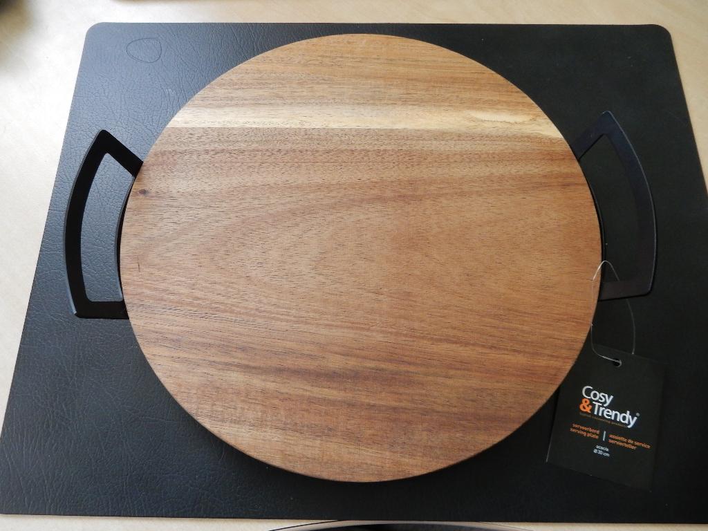 Ronde serveerplank (Cosy & Trendy), Ophalen of Verzenden, Nieuw, Rond, Hout