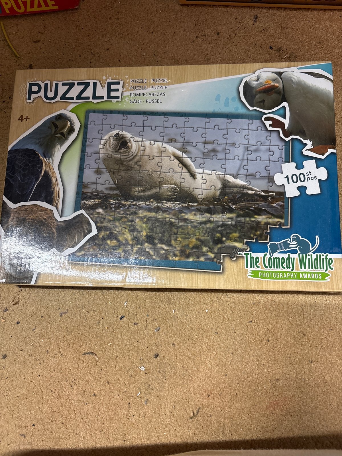 Grappige Dieren Puzzel 100 Stukjes - Comedy Wildlife, Ophalen, Minder dan 500 stukjes, Gebruikt, Legpuzzel