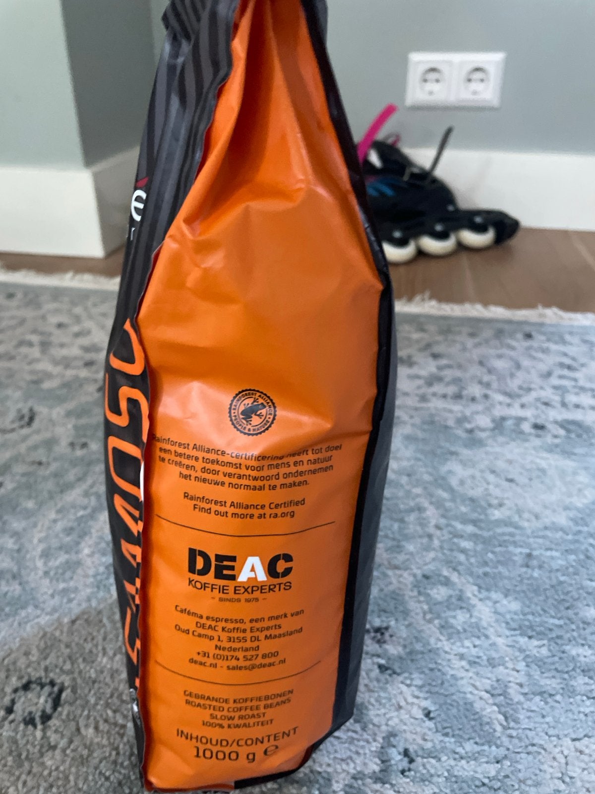 Cafema Espresso Famoso Koffiebonen 1000g, Overige modellen, 10 kopjes of meer, Nieuw, Koffiebonen