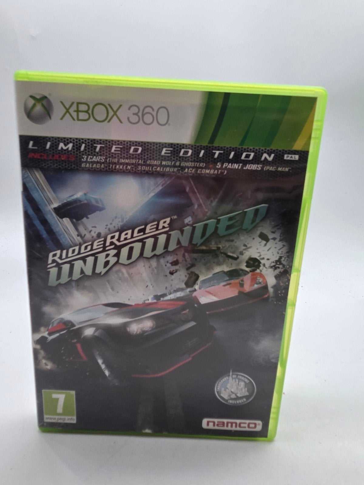 Ridge Racer Unbounded Limited Edition Xbox 360, Online, Info@bandainamcoent.eu, Racen en Vliegen, Ophalen of Verzenden