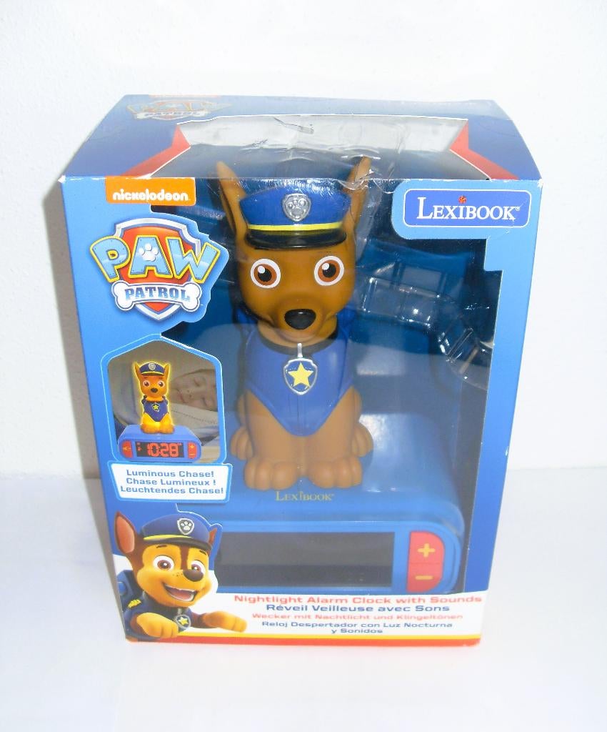 Lexibook kinderwekker / Paw Patrol wekker met lampje, Witgoed en Apparatuur, Wekkers, Ophalen of Verzenden, Zo goed als nieuw