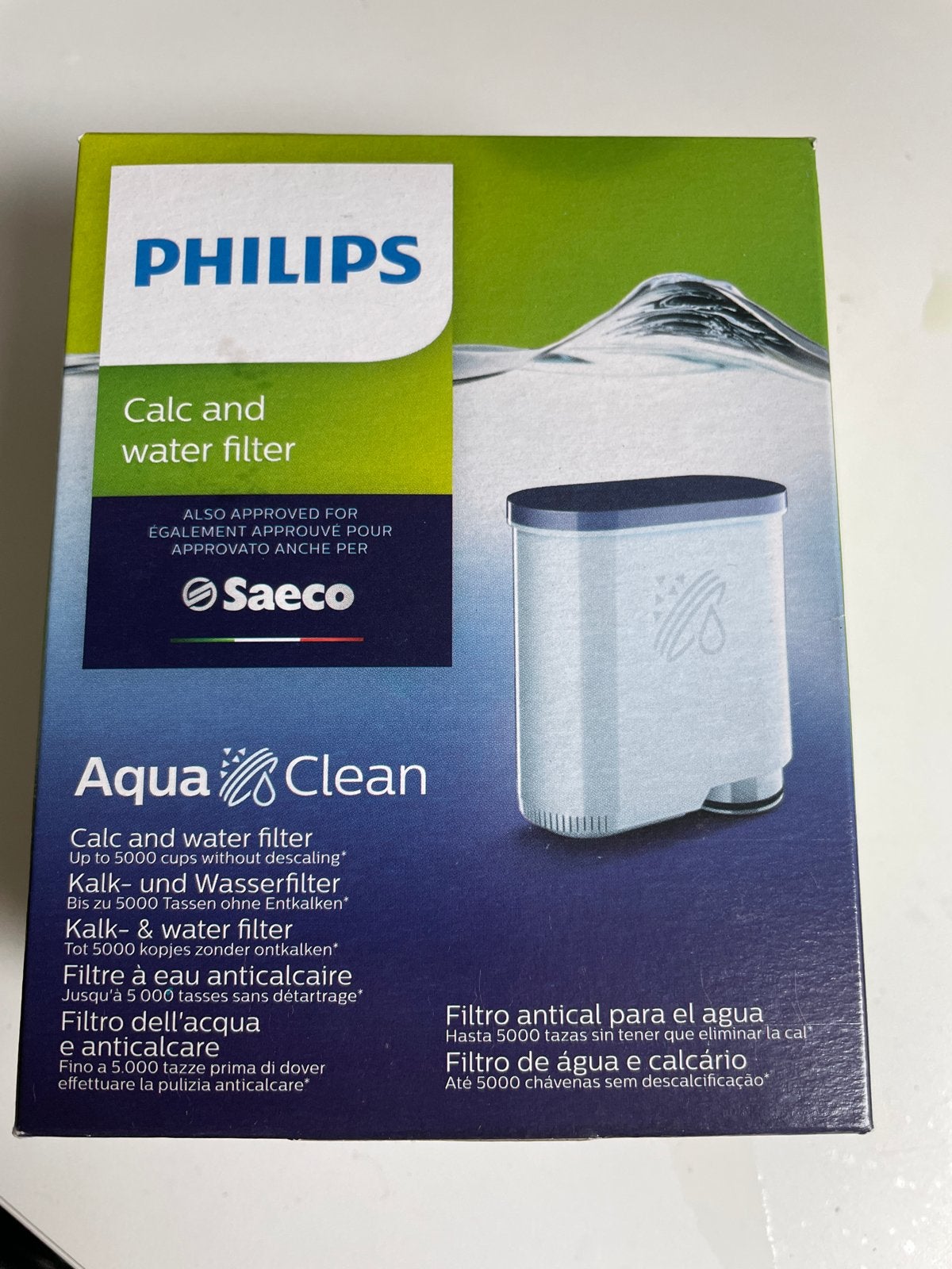 Philips Saeco AquaClean Calc en Waterfilter, Ophalen of Verzenden, Nieuw