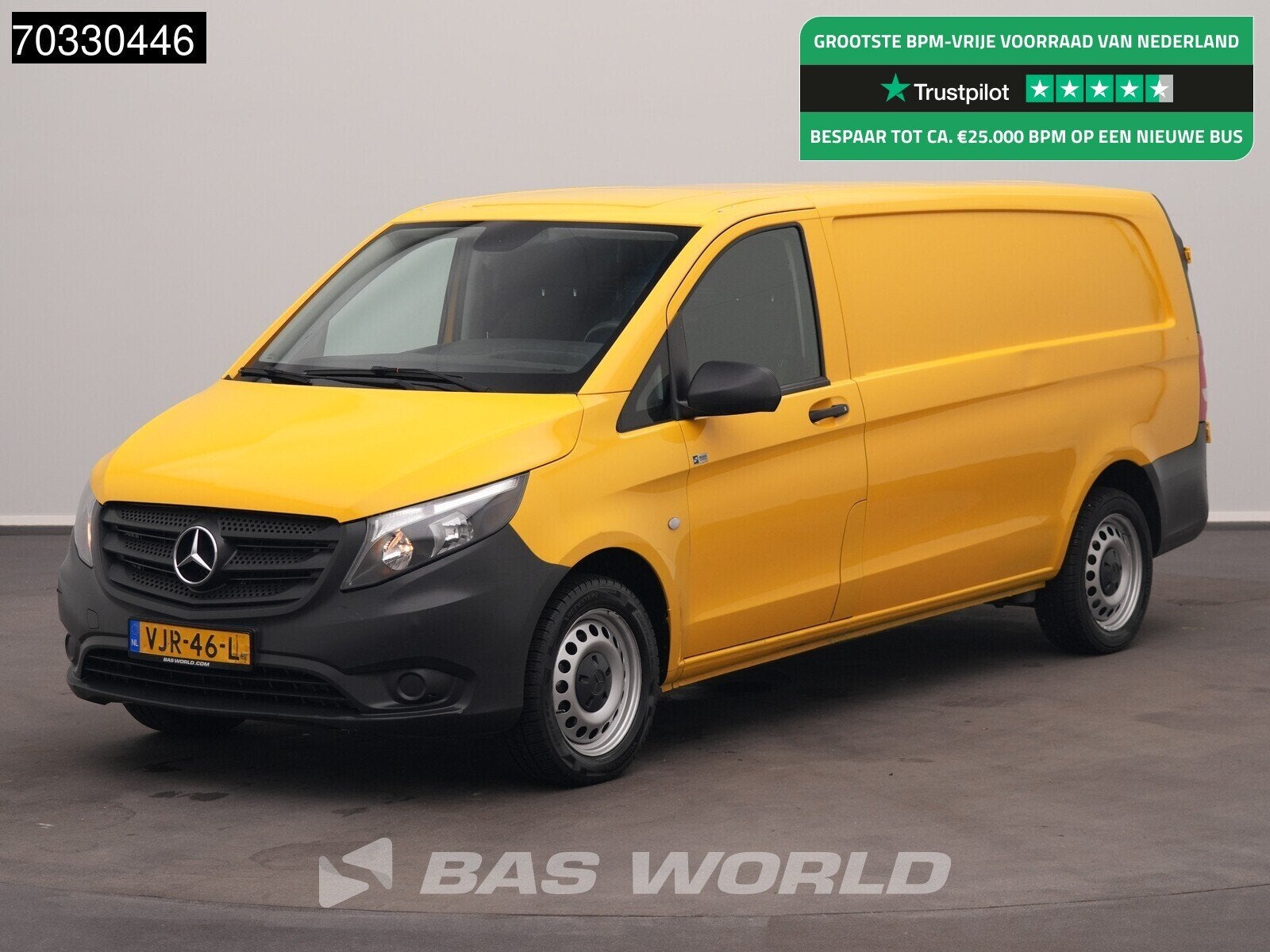 Mercedes eVito Elektrisch 41kWh 150km WLTP Airco Camera APK, Auto's, Automaat, Stof, Gebruikt, 116 pk