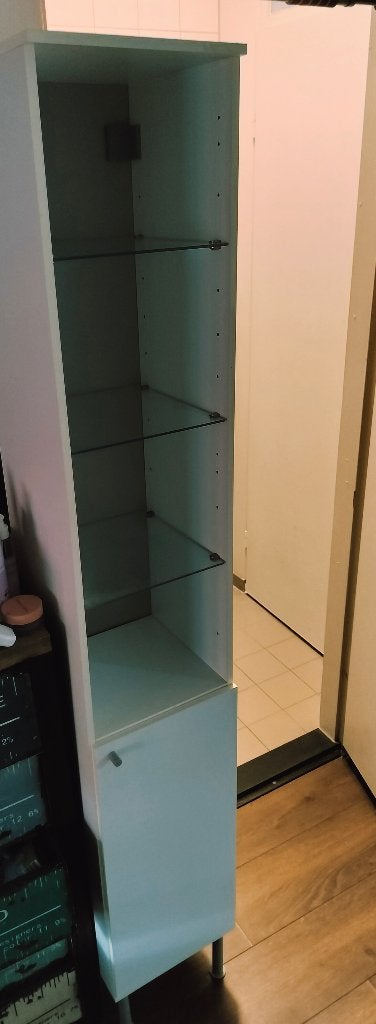 Badkamerkast, Huis en Inrichting, Badkamer | Badkamermeubels, Ophalen, (Half)hoge kast, Minder dan 50 cm, Gebruikt