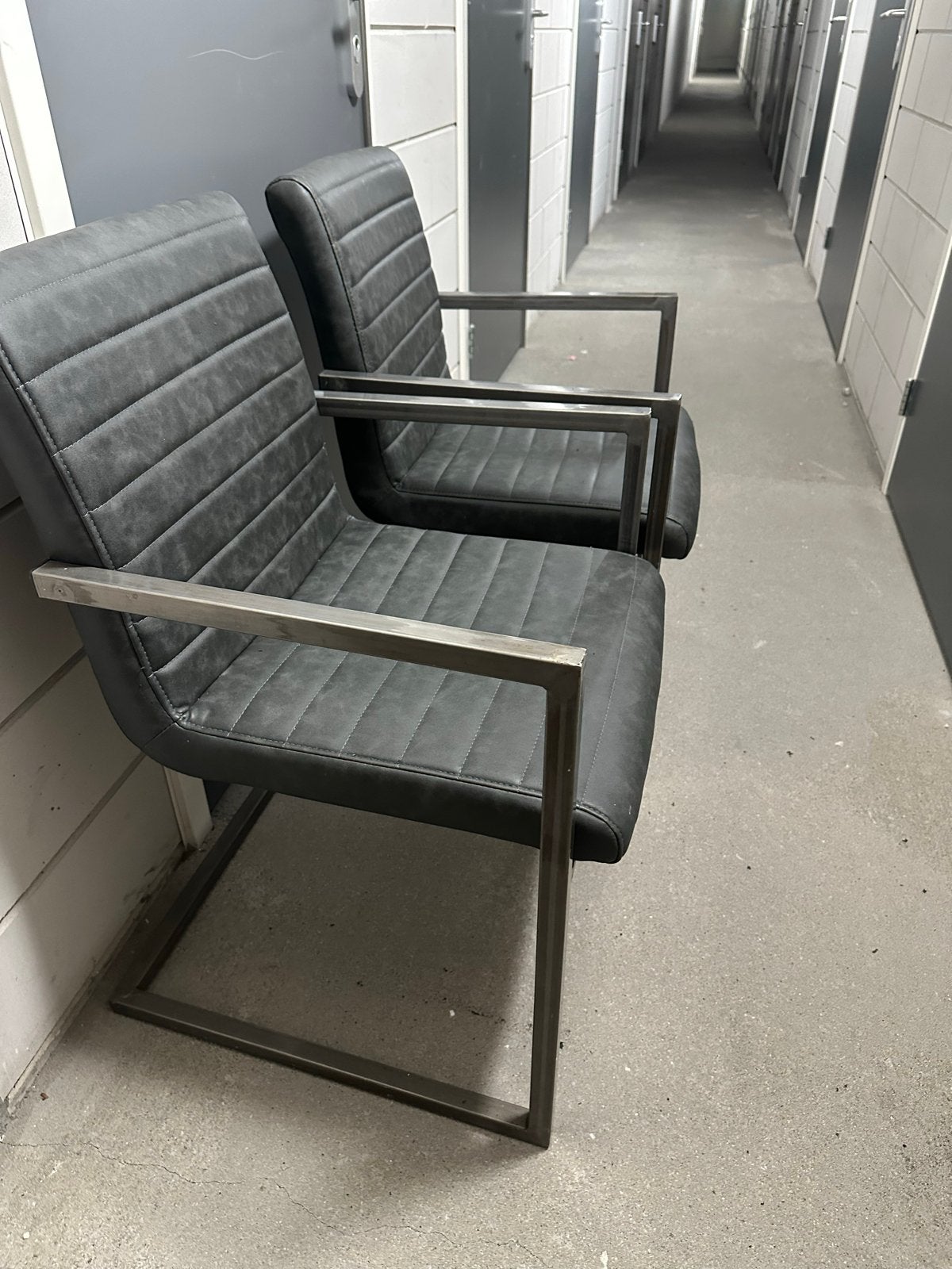 Set van 4 industriële eetkamerstoelen