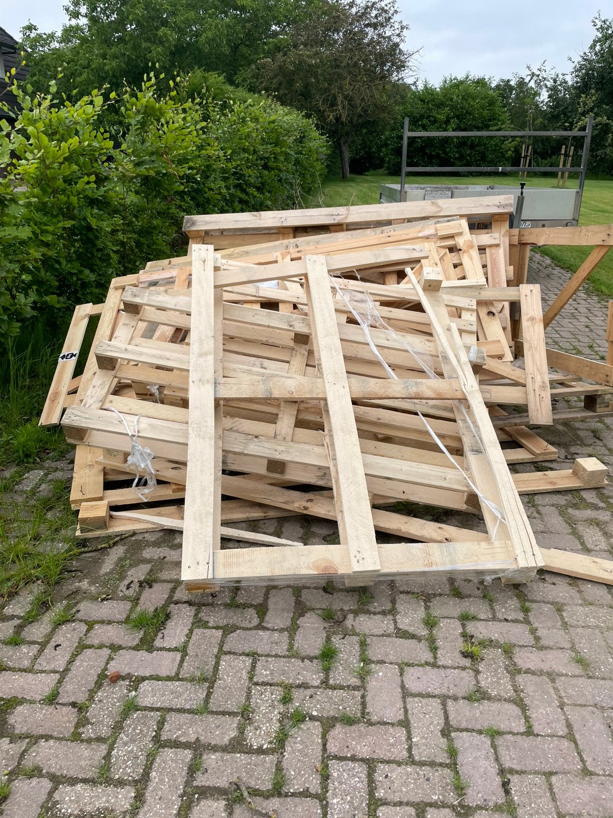 Pallethout gratis op te halen, Ophalen, Gebruikt, Minder dan 200 cm, Vuren
