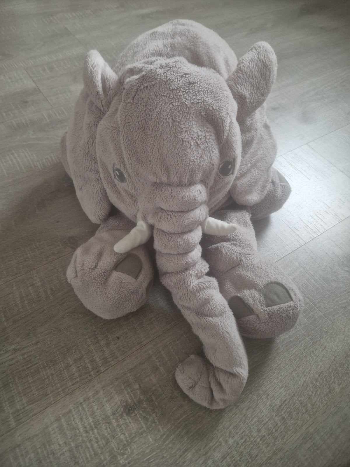 Grote zachte olifant knuffel van IKEA, Gebruikt, Grijs, Ophalen of Verzenden, Middelgroot (20 tot 80 cm)