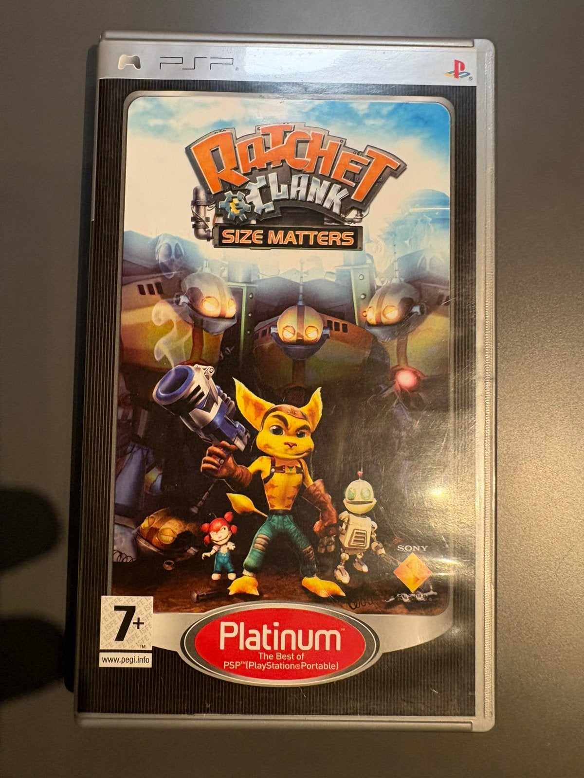 Ratchet & Clank Size Matters Platinum Sony PSP Compleet, Avontuur en Actie, Gebruikt, Verzenden, 1 speler