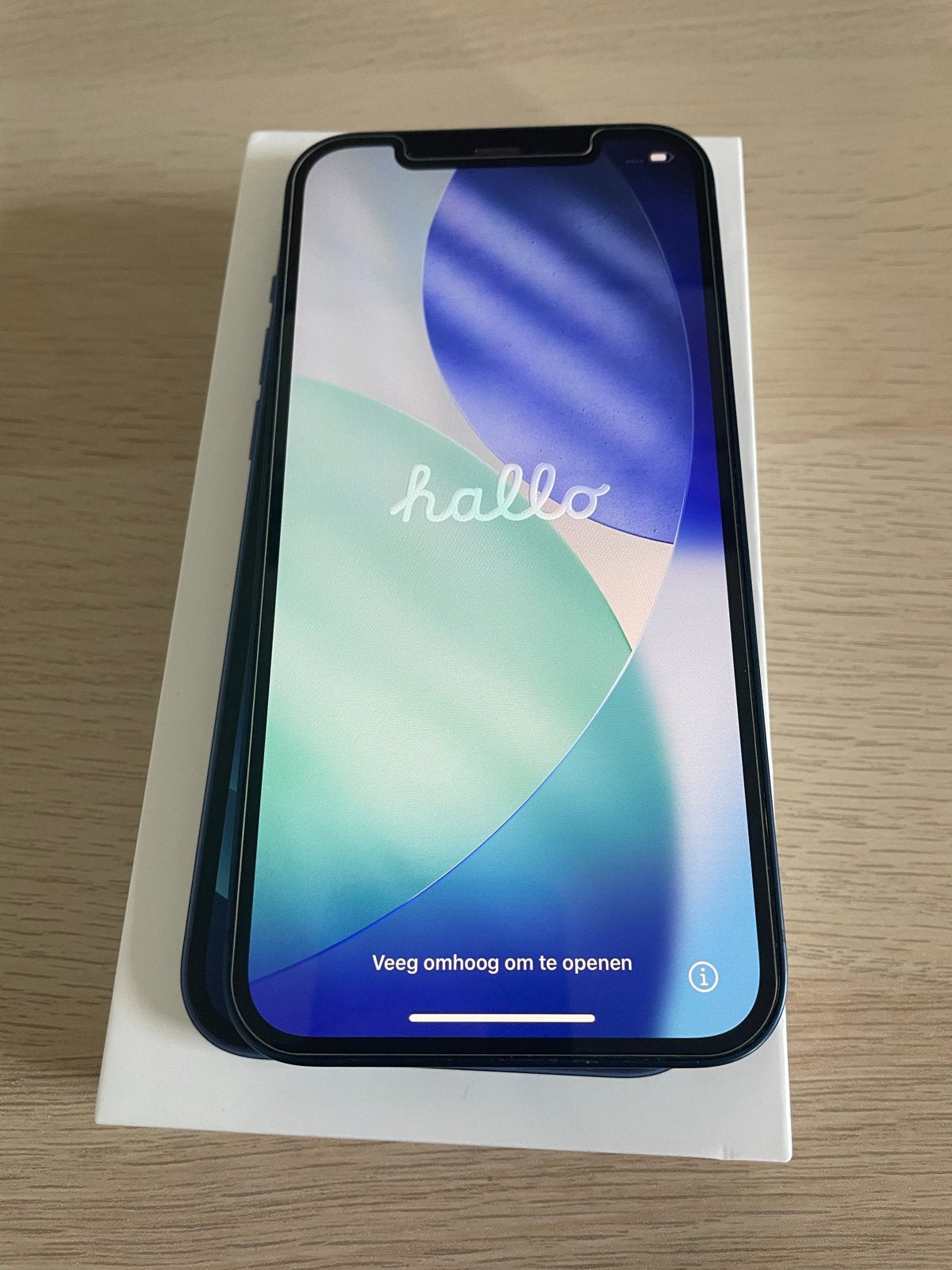 iPhone 12, 128 GB, Blauw, Nieuwstaat, 128 GB, Blauw, Ophalen of Verzenden, Zo goed als nieuw