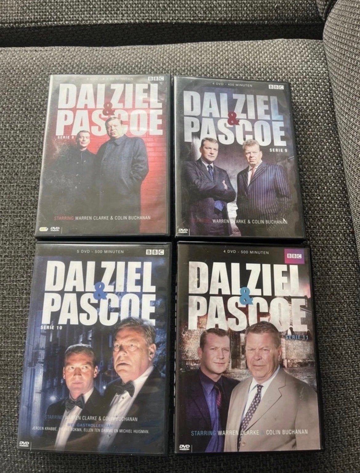 Dalziel & Pascoe DVD Boxen - Seizoen 8, 9, 10, 11, Misdaad, Nederlands, Ophalen of Verzenden, Gebruikt