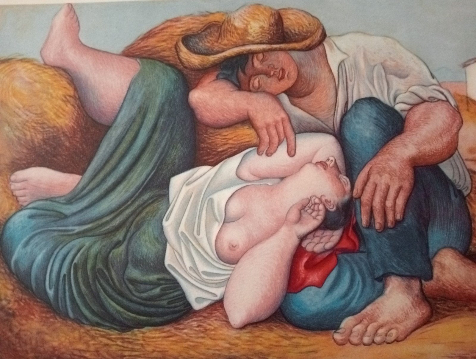 Pablo Picasso offset prent naakt erotiek, Ophalen of Verzenden