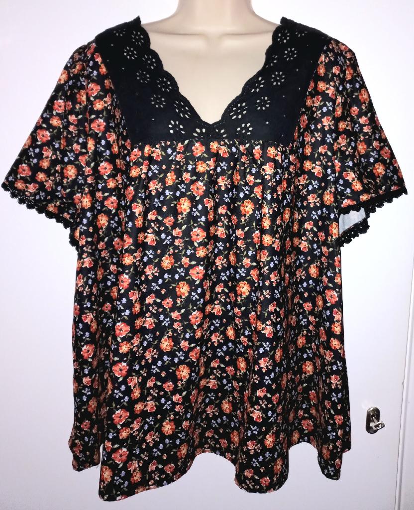 Shein blouse maat 4XL (52), Kleding | Dames, Grote Maten, Ophalen of Verzenden, Zo goed als nieuw, Overige kleuren, Blouse of Tuniek