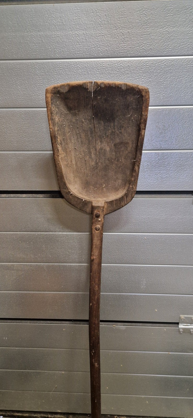 Antieke houten graanschep - Decoratief object, Ophalen