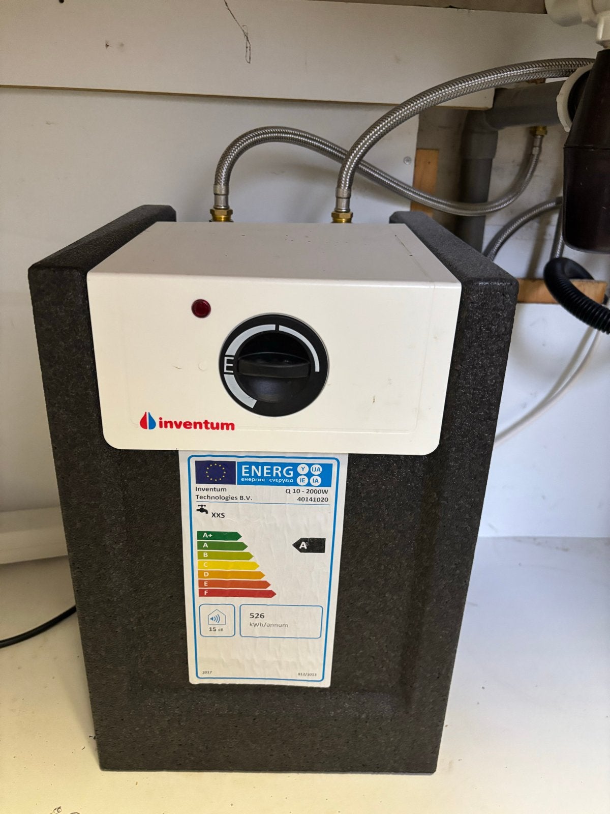 Inventum Q10 Keukenboiler - Compact en Efficiënt, Gebruikt, Minder dan 20 liter, Onbekend, Boiler
