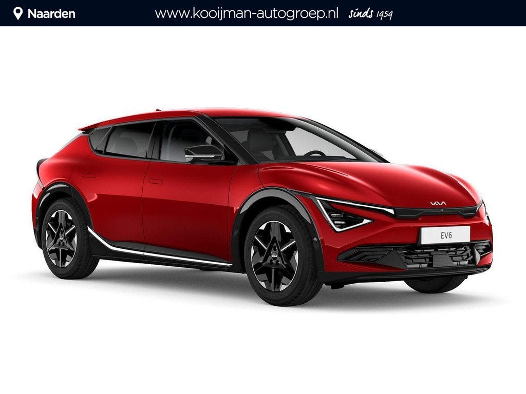 Kia EV6 Light Edition 63 kWh €42.995,- RIJKLAAR! Ruim €2, Automaat, 30 min, 63 kWh, Automatische klimaatregeling