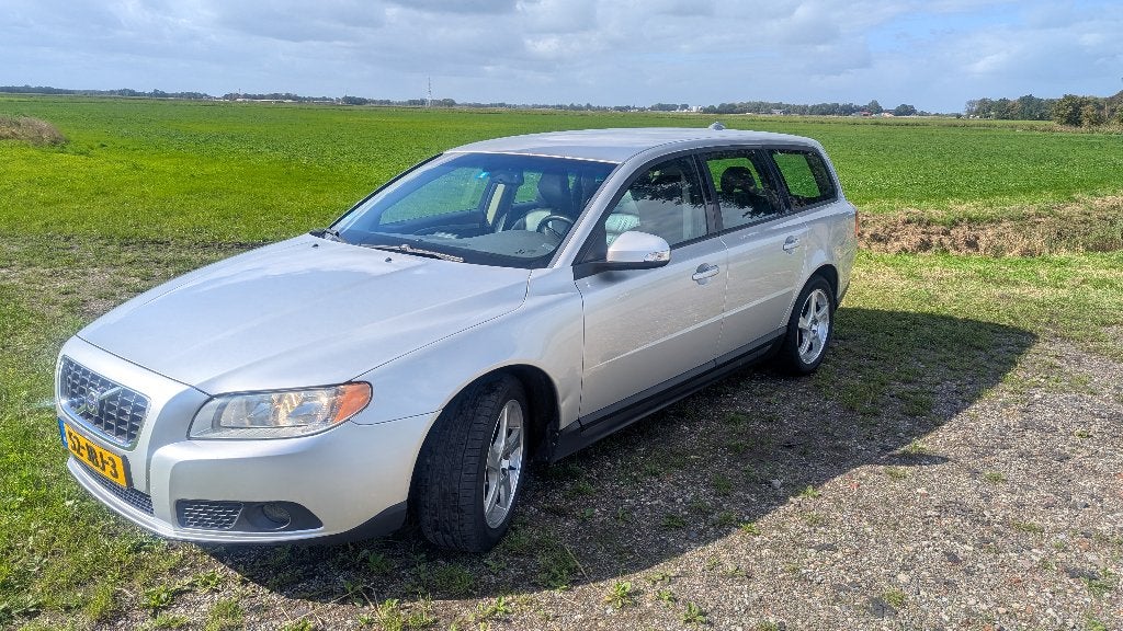 Volvo V70 2.0 D 2009 170pk, Auto's, Zwart, 4 cilinders, Stationwagon, Particulier