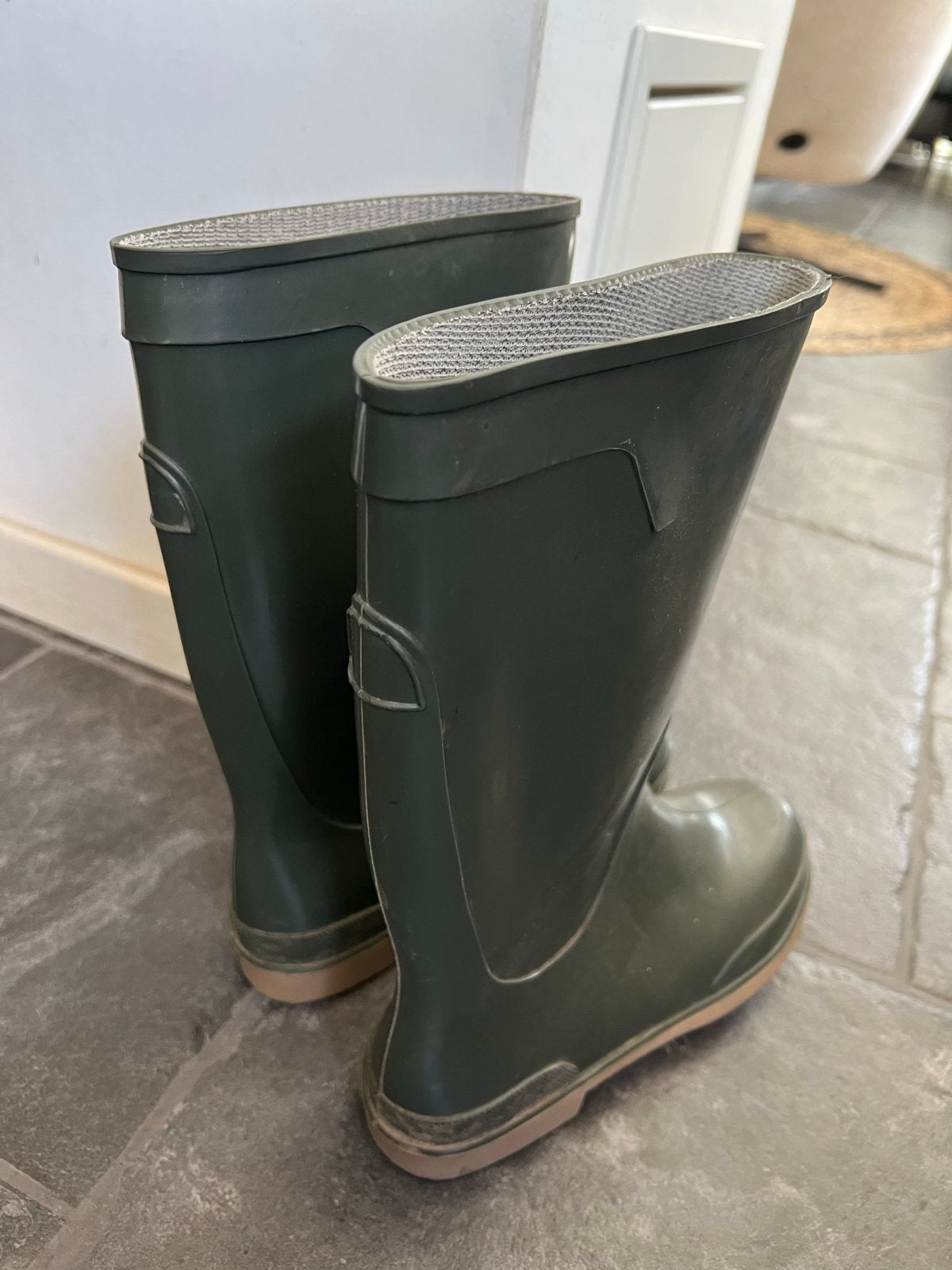 Diverse regenlaarzen - Groen, Legerprint, Blauw, Kleding | Dames, Schoenen, Ophalen, Zo goed als nieuw, Groen, Regenlaarzen