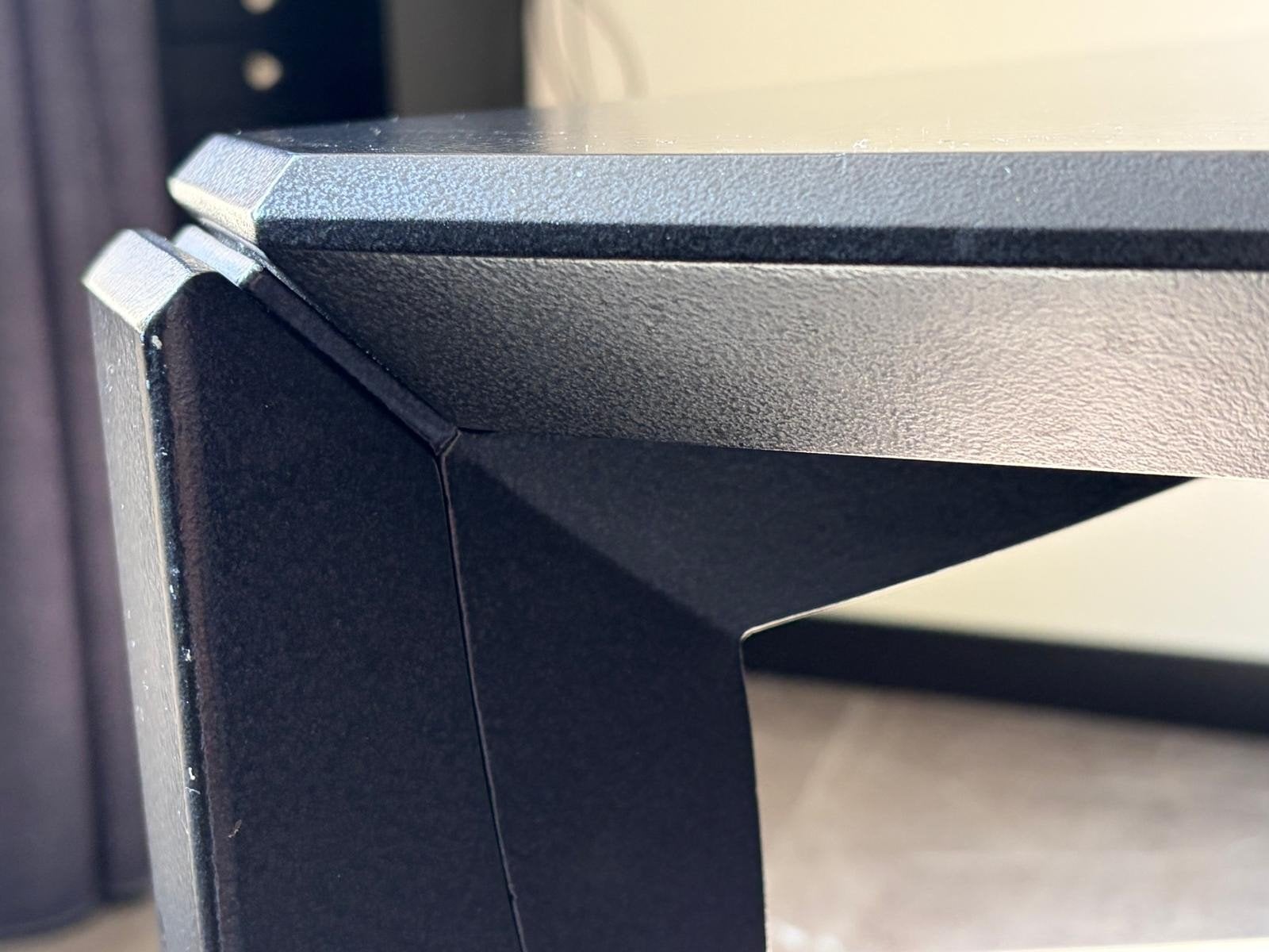 Zwarte LeoLux eettafel - 180x84x75cm, Huis en Inrichting, Tafels | Eettafels, Ophalen
