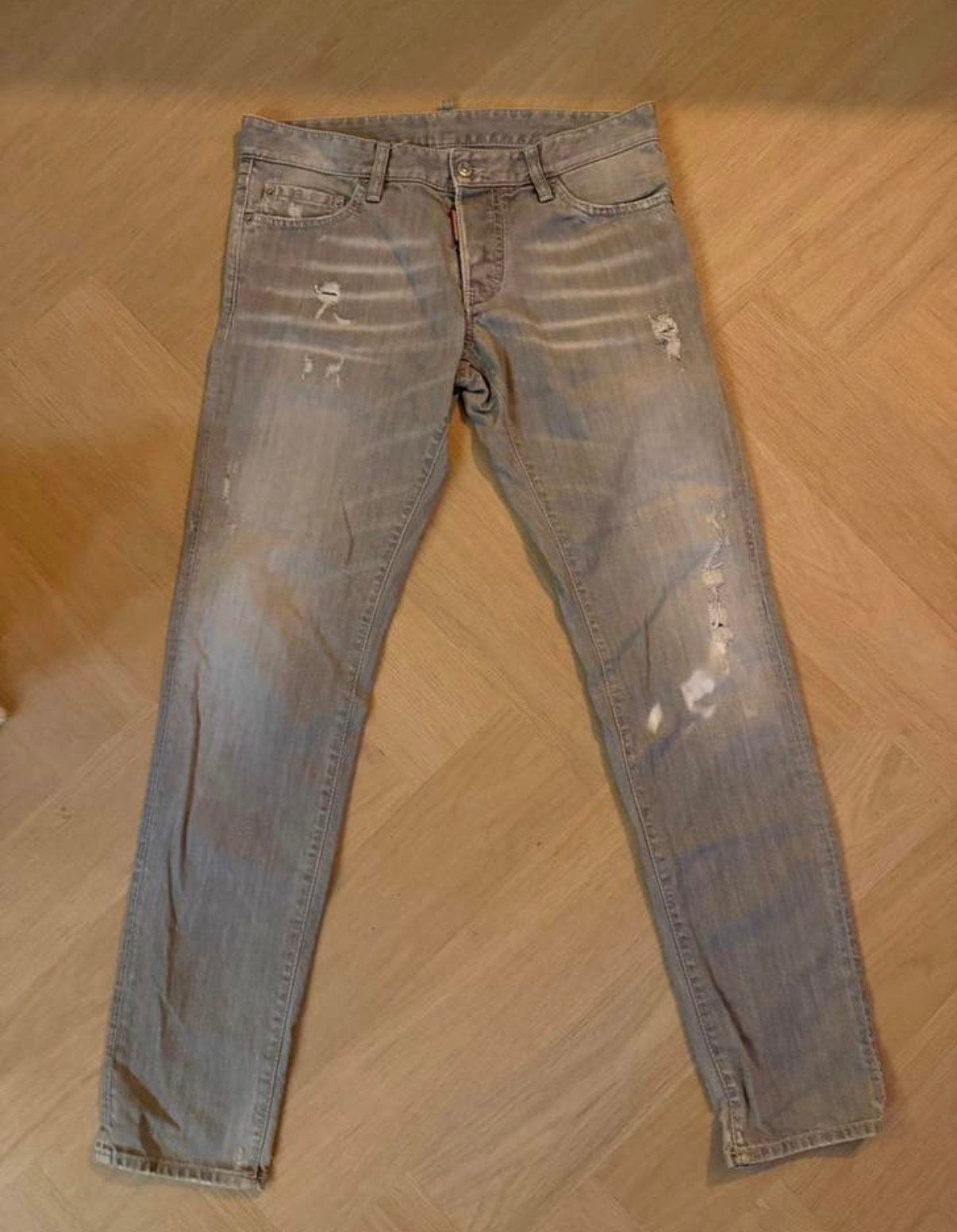Dsquared spijkerbroek maat 48 (met bon), Ophalen of Verzenden, Zo goed als nieuw, Blauw, W33 - W34 (confectie 48/50)