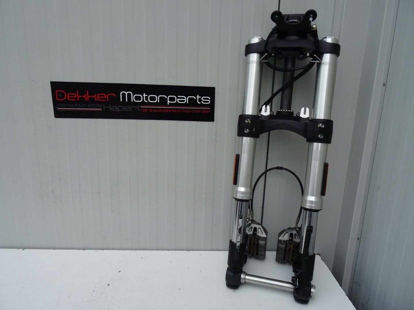 Complete Voorvork + Remklauwen Ducati Monster 821 2018-2021, Motoren, Onderdelen | Ducati, Gebruikt, -, -, Ophalen of Verzenden