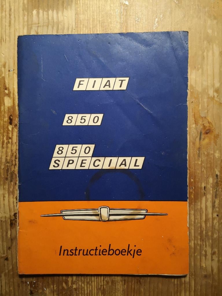 Instructieboekje Fiat 850 - 850 Special - maart 1970, Ophalen of Verzenden