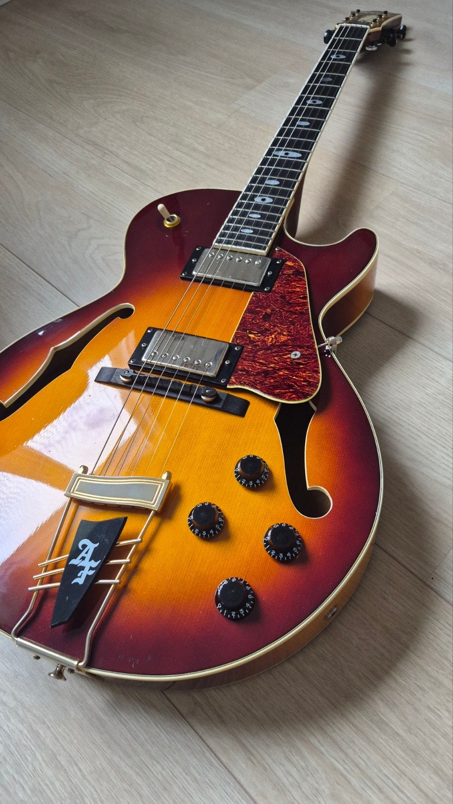 Grand Suzuki vintage archtop, Ophalen, Gebruikt, Hollow body, Overige merken