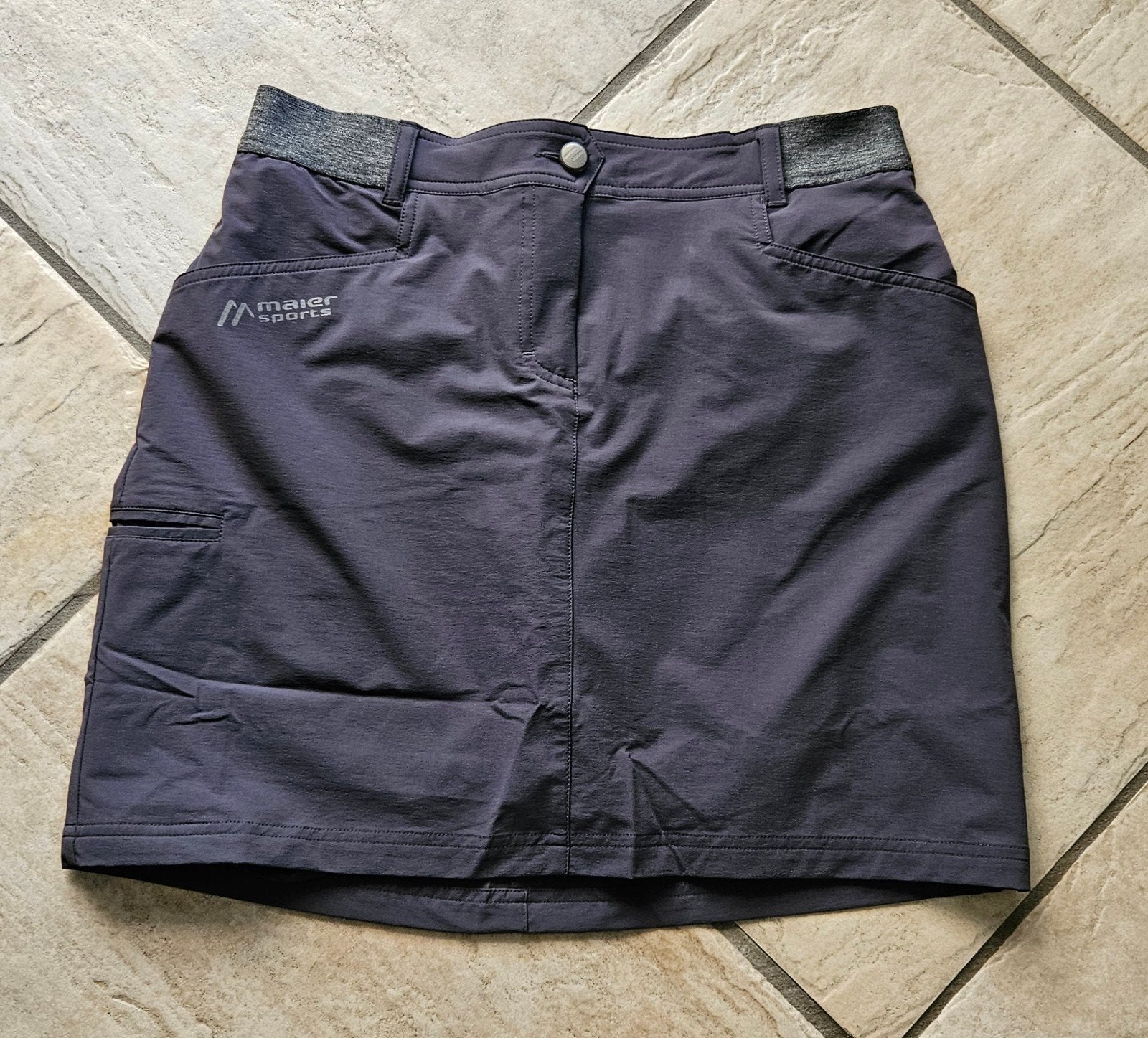 Nieuw Maier Sports korte rok skort antraciet maat M 38, Maat 38/40 (M), Maier Sports, Nieuw, Ophalen of Verzenden